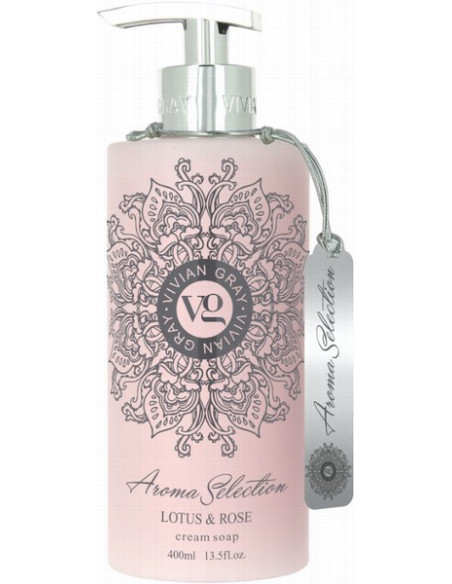 Aroma Selection Kermainen saippua, lootus/ruusu 400ml