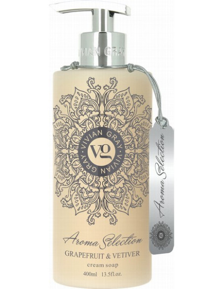 Aroma Selection Kermainen saippua, greippi/vetiveria 400ml