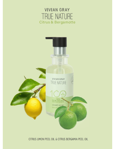 TRUE NATURE vartalovoide (sitrus ja bergamotti) 300ml