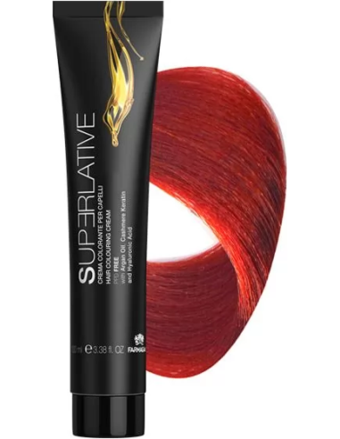 SUPERLATIVE COLOR Matu krāsa 7.6 Blonde Red 100ml(bojāts iep)