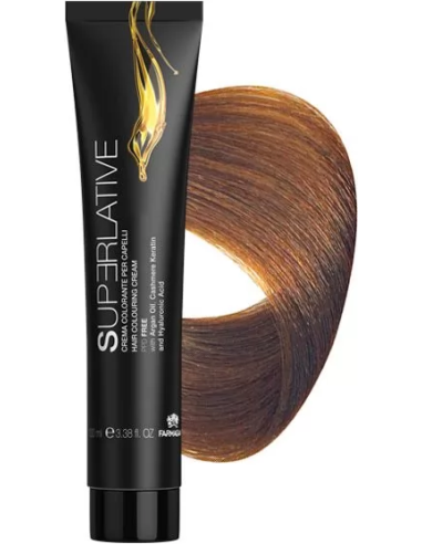 SUPERLATIVE COLOR Hair dye 7.3 Blonde Golden 100ml (Damaged packaging)