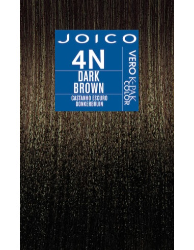 JOICO Vero-K 4N - Dark Brown noturīga matu krāsa 74ml