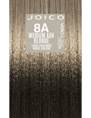 JOICO Vero-K 8A - Medium Ash Blonde noturīga matu krāsa 74ml