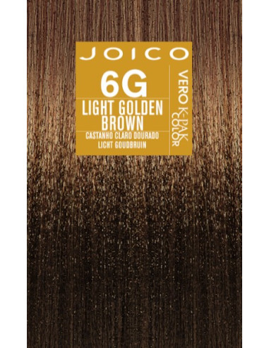 JOICO Vero-K 6G - Light Golden Brown noturīga matu krāsa 74ml