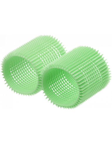 OLIVIA GARDEN NITE CURL Hair Rollers, Light Green, Pack of 2, Ø6,5cm