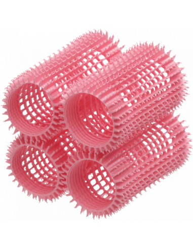 OLIVIA GARDEN NITE CURL Hair Rollers, Pink, Pack of 4, Ø3,8cm