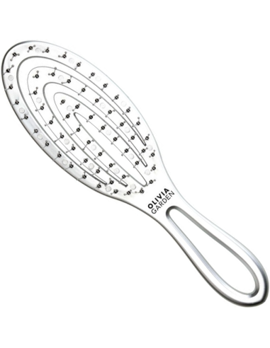 OLIVIA GARDEN Hair brush HOLIDAY, silver