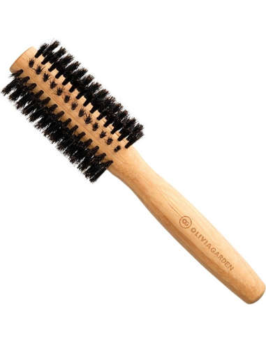 OLIVIA GARDEN Bamboo Touch Blowout Hairbrush, wild boar bristle, antistatic, Ø20