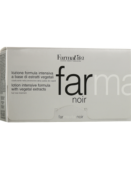 FarmaVita Noir Hiuksia Vahvistava Voide Miehille 12 x 8 ml