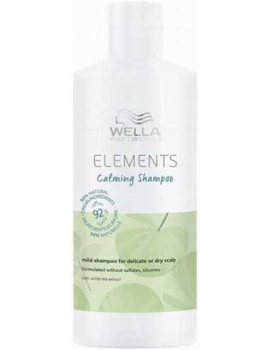 ELEMENTS Rauhoittava shampoo 500ml