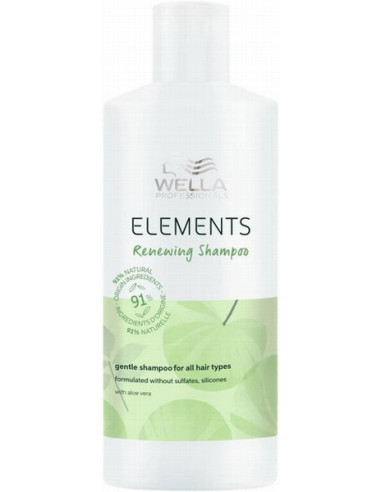 ELEMENTS Uudistava shampoo 500ml