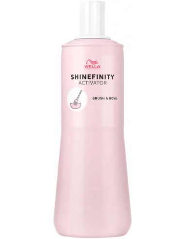 WELLA SHINEFINITY oxy 2% BRUSH & BOWL use 1000ml