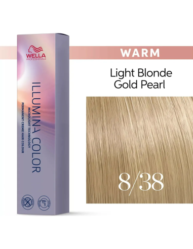 Illumina Color permanenta matu krāsa 8/38 60ml