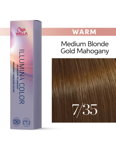 Illumina Color permanenta matu krāsa 7/35 60ml