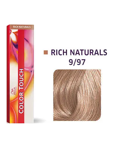 Color Touch krēmveida tonējošā matu krāsa 9/97 RICH NATURALS 60 ml