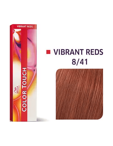 Color Touch krēmveida tonējošā matu krāsa 8/41 VIBRANT REDS 60 ml