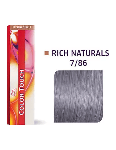 Color Touch krēmveida tonējošā matu krāsa 7/86 RICH NATURALS 60 ml