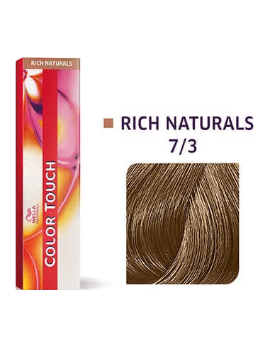 Color Touch krēmveida tonējošā matu krāsa 7/3 RICH NATURALS 60 ml