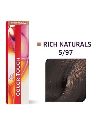 Color Touch krēmveida tonējošā matu krāsa 5/97 RICH NATURALS 60 ml