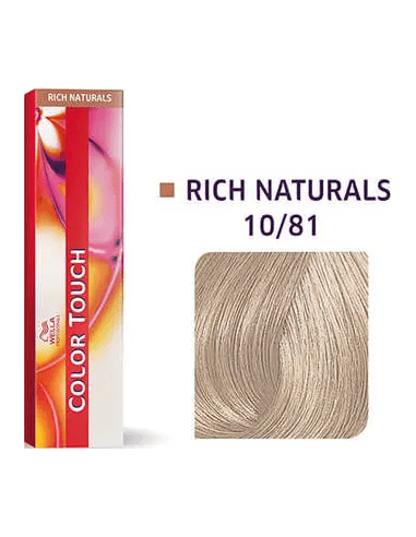 Color Touch krēmveida tonējošā matu krāsa 10/81 RICH NATURALS 60 ml