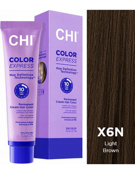 CHI COLOR EXPRESS väri X6N vaaleanruskea 89 g
