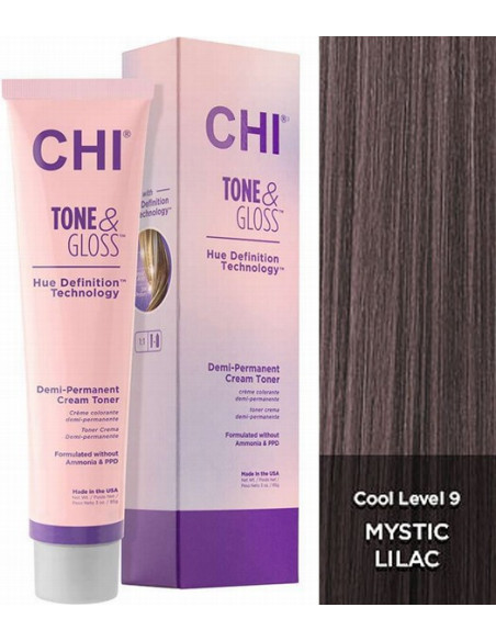 CHI Tone & Gloss demi-permanentti hiussävyte Mystical Lilac 89 g