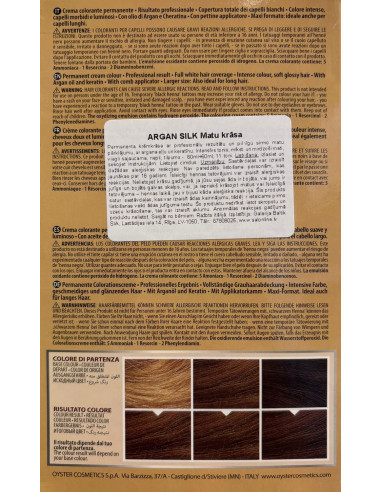 ARGAN SILK Hiusväri 7.0, keskivaalea...