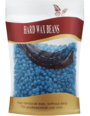 Vasks cietais, pērles, Zils 100g