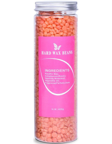 Vasks cietais, pērles, Roze 400g